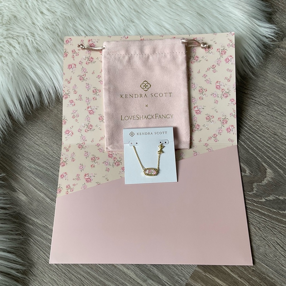 🎀✨KENDRA SCOTT x LOVESHACKFANCY Elisa Double-Sided Necklace - Picture 4 of 9